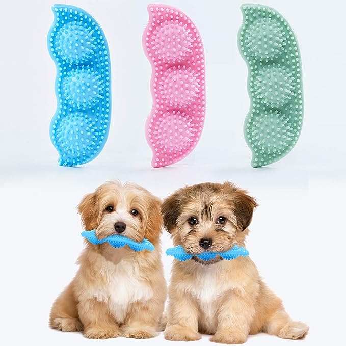 Puppy Chew Toys for Teething Puppies, Puppy Teething Toys, 360° Clean Pet Teeth & Soothe Pain of Teeth Growing